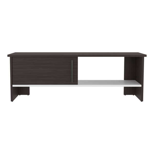 English Elm Navia 47" Wide TV Stand with Cabinet & Open Shelf, Cable Management, Durable MDF, Fits TVs to 54" B200P286960