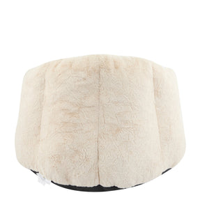 English Elm Christopher Knight Home® - Albi Velvety Beige Indoor Armchair-Style Bean Bag — Eco-Friendly Shredded Foam, Compact Cozy Accent N775P265487B