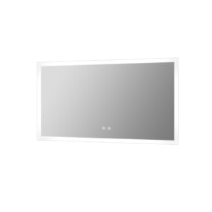 English Elm Aurorium Frameless Led Vanity Mirror with Defogger for Double Bathroom Walls B2731P478353