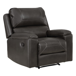 OSP Home Furnishings Santiago Recliner  Charcoal