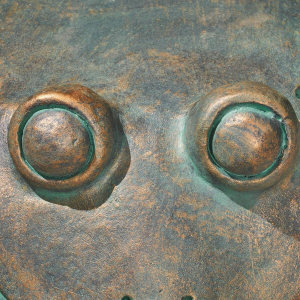 English Elm Christopher Knight Home® - 13inch High Dawn Frog Garden Stool Antique Green Magnesium Oxide Lightweight Concrete Accent Table Weather-Resistant Outdoor Patio Seat No Assembly Needed 63391.00COP