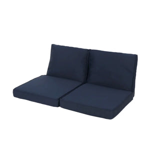 English Elm Christopher Knight Home® - Honolulu Club Chair Cushion Set - Navy Seat & Back Cushions For Outdoor Comfort, Set Of 2 N775P270231N