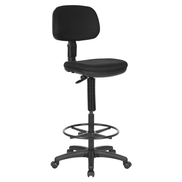 OSP Home Furnishings Sculpture Ergonomic Drafting Chair with Pneumatic Lift Adjustable Footrest Studio Seating DC517-231