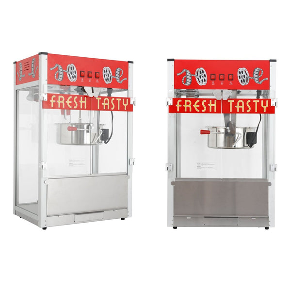 English Elm Commercial Retro Cinema Popcorn Machine 30 Oz Kettle 1650w for Parties and Theater Red W2841P337590