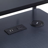 OSP Home Furnishings Emulator Gaming Desk Black / Carbon