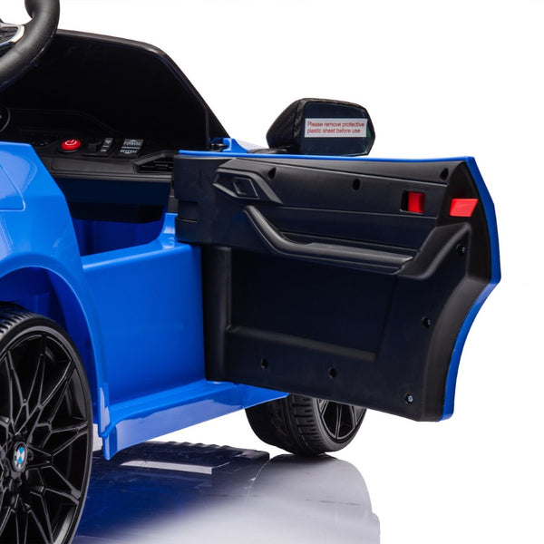 English Elm Bmw M4 Licensed Kids Ride on Car with Parental Remote Dual Motors and Led Lights Blue W1578P214204