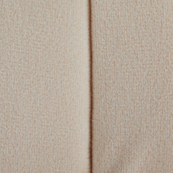 English Elm Braided 24" Ottoman in Velvet by LumiSource — Stylish Braided Accent Seat, Foam Cushioning, Multi-Use Cream B202P223703