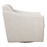 OSP Home Furnishings Cassie Swivel Arm Chair Cement