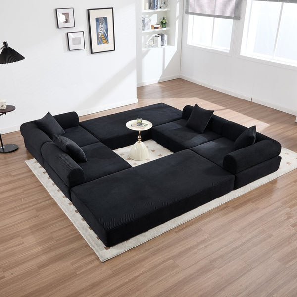 English Elm United We Win Convertible Folding Sofa Bed - Plush Corduroy, Memory Foam Comfort For Any Room! W1568S00248-GIGA