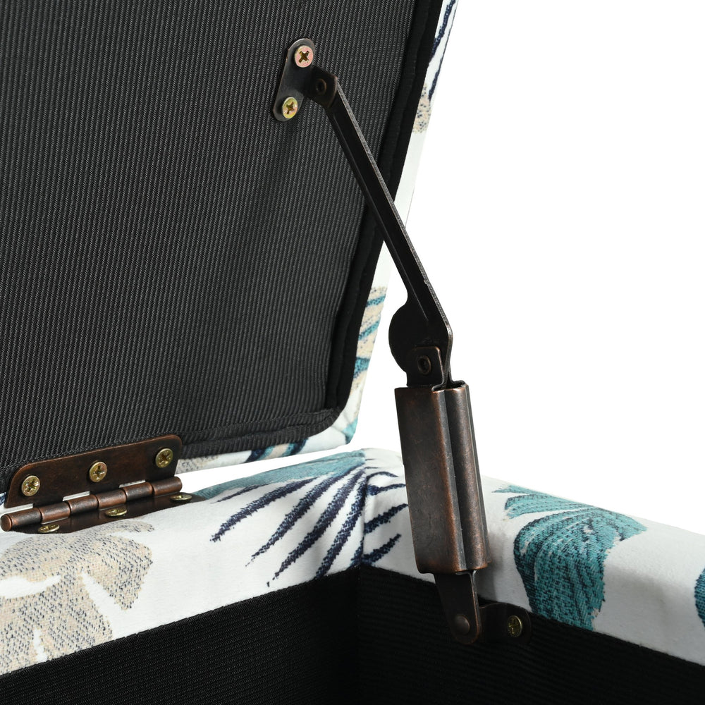 English Elm Christopher Knight Home® - Storage Ottoman - Floral Upholstered Design For Stylish Seating & Hidden Storage Solution At Home N769P236407S