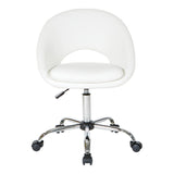OSP Home Furnishings Milo Office Chair White