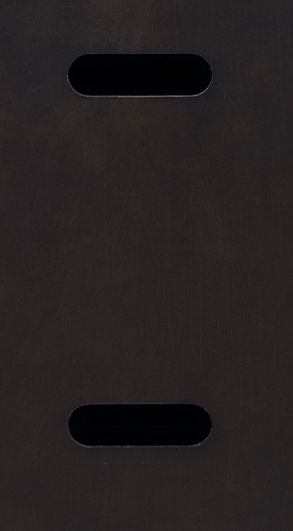 English Elm Diya Forged Bronze Console Cabinet with Espresso Finish, 3D Geometric Facade, Jewelry Tray & Storage B2726P285783