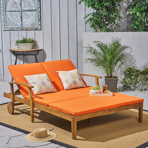 English Elm Christopher Knight Home® - Perla Double Chaise Lounge - Stylish Outdoor Seating With Adjustable Comfort & Weather-Resistant Design 63357.00ORG