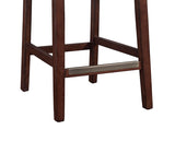 Comfort Pointe Carteret Brown Faux Leather Counter Stool  Brown Fuax Leather / Espresso base