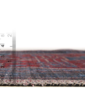 Unique Loom Mangata Molly Machine Made Medallion Rug Red and Blue, Ivory/Light Blue/Light Brown/Gray 2' 7" x 13' 1"