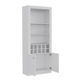 English Elm Bar Cabinet Nixon, Living Room, White