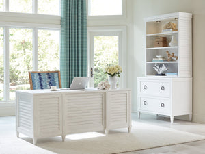 Lexington Sligh Melbourne Coastal Lateral File Chest With Elegant Shell White Finish And Full-extension Drawers Creamy White Wood 320-450