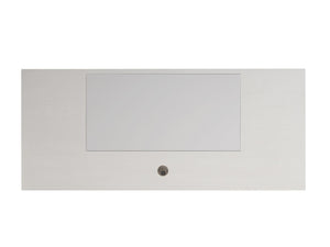 Lexington Sligh Bradenton Executive Desk With Coastal Design, Leather Surface, Ample Storage & Usb Power Supply Creamy White Wood 320-400