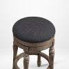 Comfort Pointe Maxwell Backless Swivel Counter Stool Charcoal / Sand base