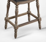 Comfort Pointe Collins Saddle Seat Counter Stool Charcoal / Sand base