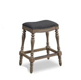 Comfort Pointe Collins Saddle Seat Counter Stool Charcoal / Sand base