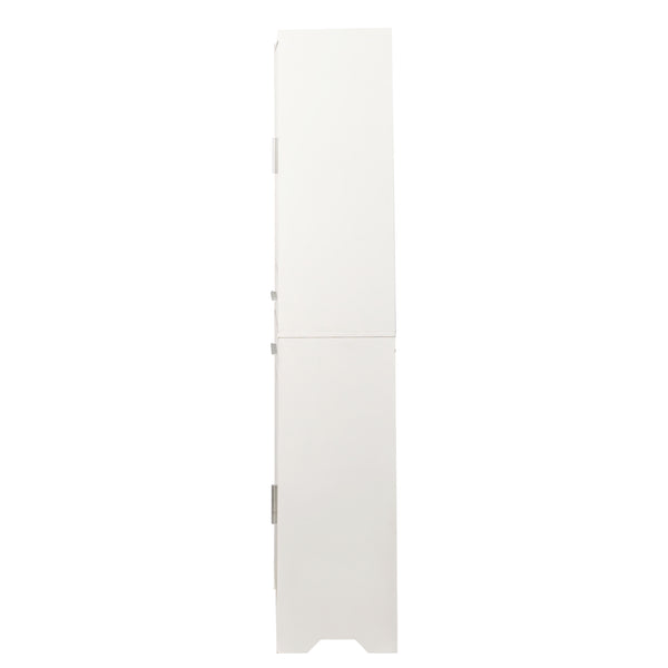 English Elm 70.87" Tall Bathroom Cabinet with 2 Doors & Drawers, Slim Vertical Storage w/ Adjustable Shelves for Home W331P365119