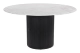 Izola Dining Table White & Black 110140 Zuo Modern