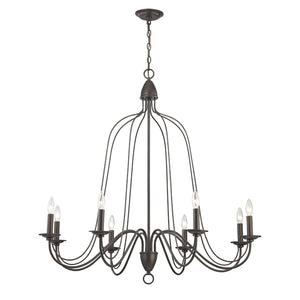 Monroe 40'' Wide 8-Light Chandelier - Oil Rubbed Bronze 32163/8 Elk Lighting