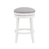 Laguna White Swivel Counter Stool