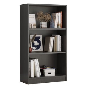 English Elm Bookcase Freestanding Wood 3 Shelf Adjustable Open Storage Unit for Home Office T3623P435531
