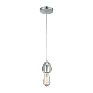 Socketholder 3'' Wide 1-Light Mini Pendant - Polished Chrome 32221/1 Elk Lighting