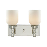 Baxter 12'' Wide 2-Light Vanity Light - Polished Nickel 32271/2 Elk Lighting