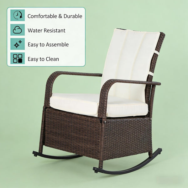English Elm Outdoor Swivel Patio Chairs Set of 2 Handwoven Pe Rattan Steel Frame 360 Rotate T3971P444717
