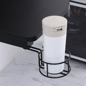 English Elm HOMCOM 47" Gaming Desk with Elevated Monitor Shelf, Carbon-Fiber Top, K-Frame, Cup Holder Hook Cable Management W2225S00062