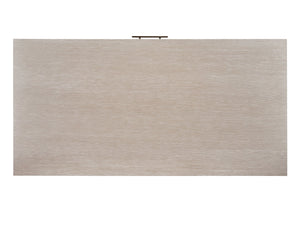 Lexington Sligh Revington Writing Desk - Contemporary Dark Walnut Finish With Elegant Quartered Oak Design Taupe Wood 322-410