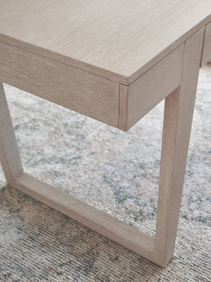 Lexington Sligh Revington Writing Desk - Contemporary Dark Walnut Finish With Elegant Quartered Oak Design Taupe Wood 322-410