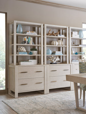 Lexington Sligh Hewitt File Chest - Contemporary Dark Walnut Oak Design With Elegant Custom Hardware & Full-extension Drawers Taupe Wood 322-450