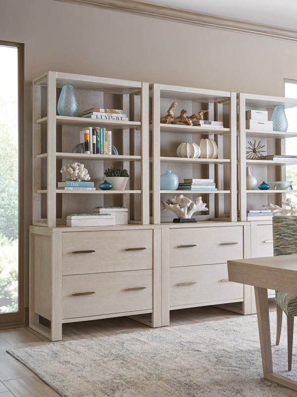 Lexington Sligh Hewitt File Chest - Contemporary Dark Walnut Oak Design With Elegant Custom Hardware & Full-extension Drawers Taupe Wood 322-450