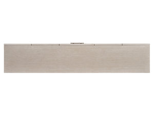 Lexington Sligh Sorenson Media Console - Contemporary White Oak Design With Elegant Dark Walnut Finish And Storage Solutions Taupe Wood 322-660