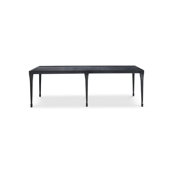 Bernhardt Bernhardt Halden Hammered Cast Iron Cocktail Table with Sculptural Blackened Finish 323023