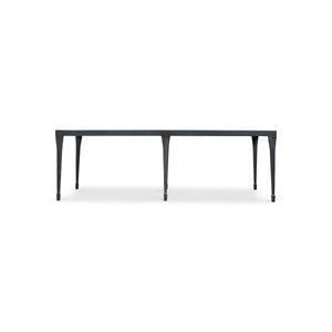 Bernhardt Halden Hammered Cast Iron Cocktail Table with Sculptural Blackened Finish