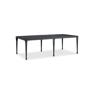 Bernhardt Halden Hammered Cast Iron Cocktail Table with Sculptural Blackened Finish