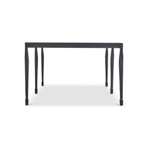 Bernhardt Halden Hammered Cast Iron Cocktail Table with Sculptural Blackened Finish