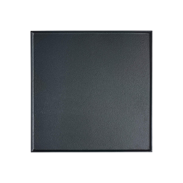 Bernhardt Halden Hammered Cast Iron Side Table with Blackened Finish and Sculpted Legs