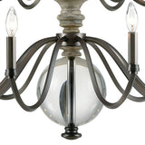 Neo Classica 36'' Wide 15-Light Chandelier - Aged Black 32315/9+6 Elk Lighting