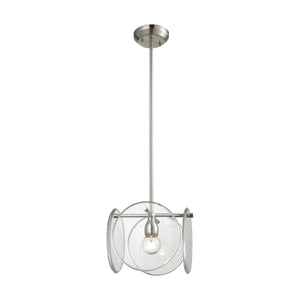 Disco 11'' Wide 1-Light Mini Pendant - Polished Nickel 32321/1 Elk Lighting