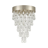 Morning Frost 13'' Wide 4-Light Flush Mount - Silver Leaf 32341/4 Elk Lighting