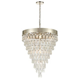 Morning Frost 26'' Wide 10-Light Chandelier - Silver Leaf 32346/10 Elk Lighting