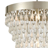 Morning Frost 26'' Wide 10-Light Chandelier - Silver Leaf 32346/10 Elk Lighting