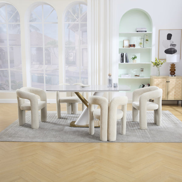 English Elm Contemporary Velvet Upholstered Barrel Accent Chair Set of 2 with Foam Seat, Steel Frame, Plush Upholstery Beige W395P224764